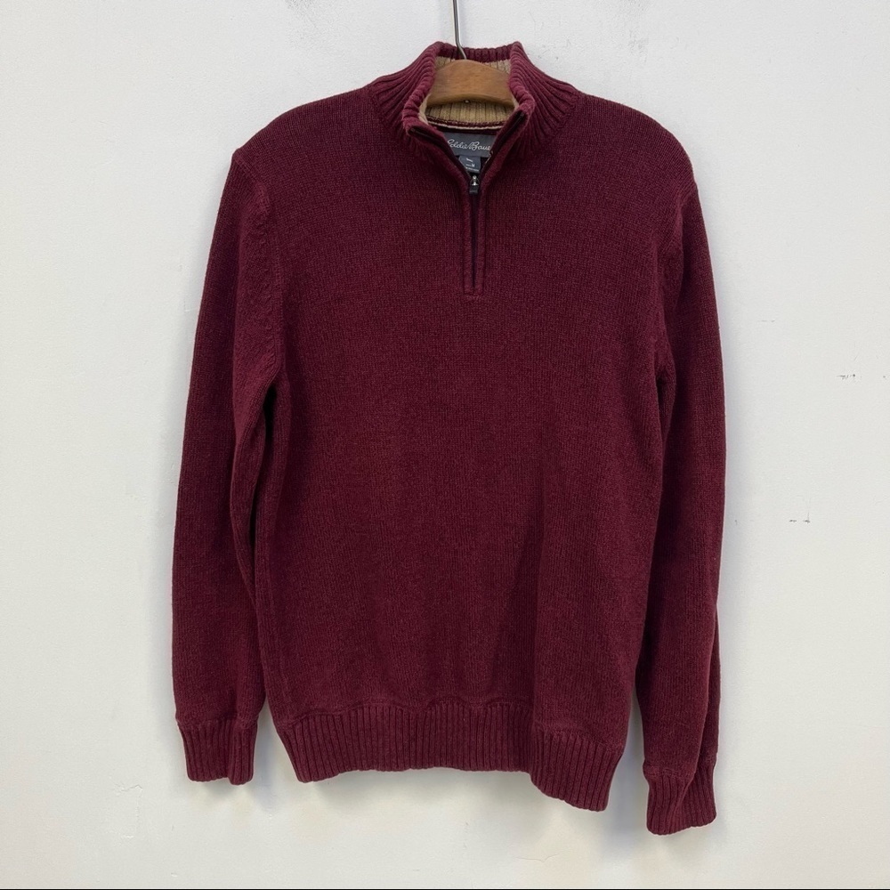 Eddie Bauer Heavy Cotton Half-Zip Sweater
